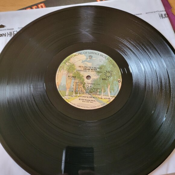 URIAH HEEP Return To Fantasy LP 1975 Mercury Records BS 2869 Hard Rock LPC - Picture 6 of 11